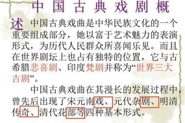 世界三大古剧