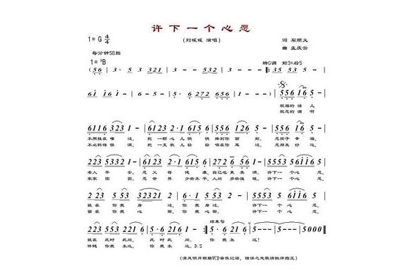 我有一个心愿