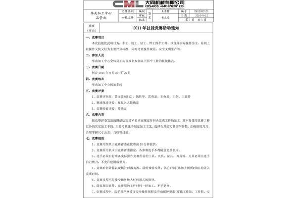 技能竞赛活动方案
