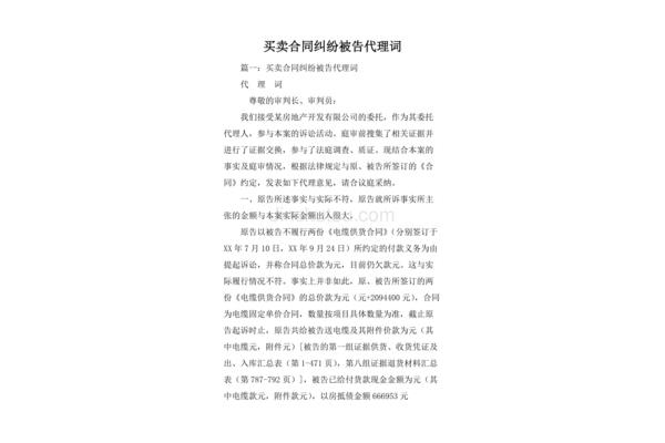 原告代理词