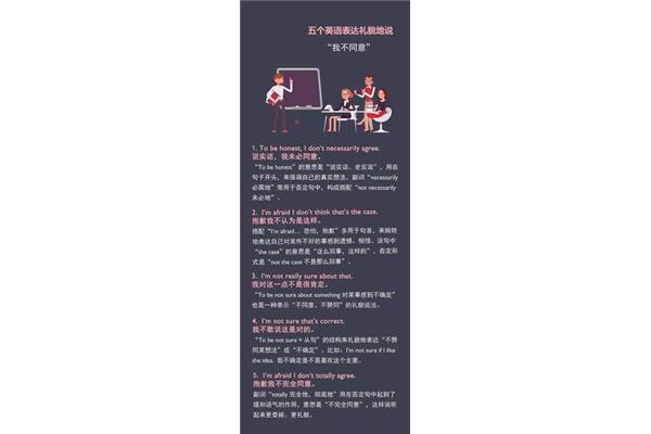 不同意英语