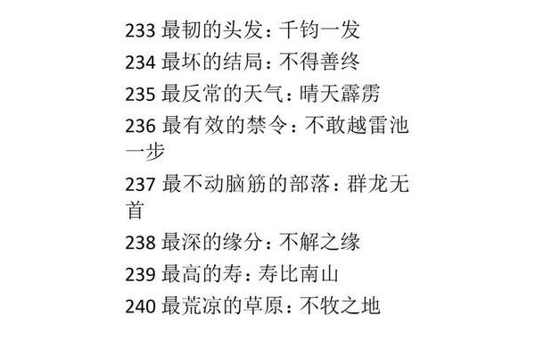 最反常的天气成语
