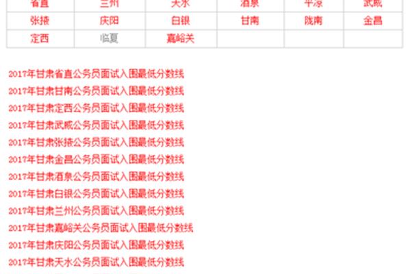 甘肃公务员