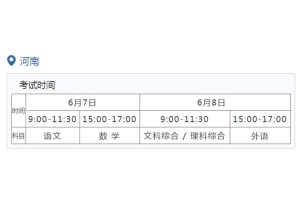 几月几日高考