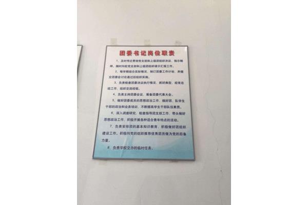 团委书记职责