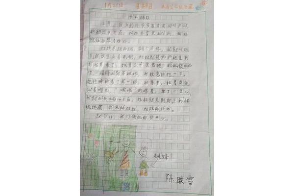 小学生50字日记