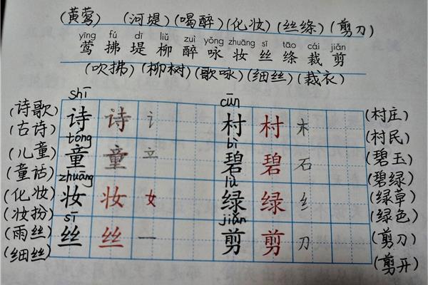 丝的组词是什么