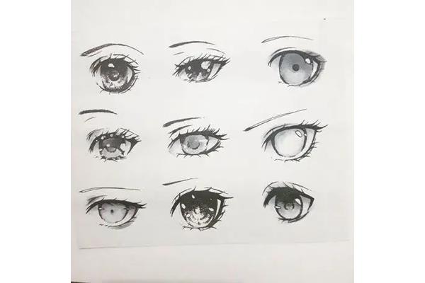 初学者画眼睛