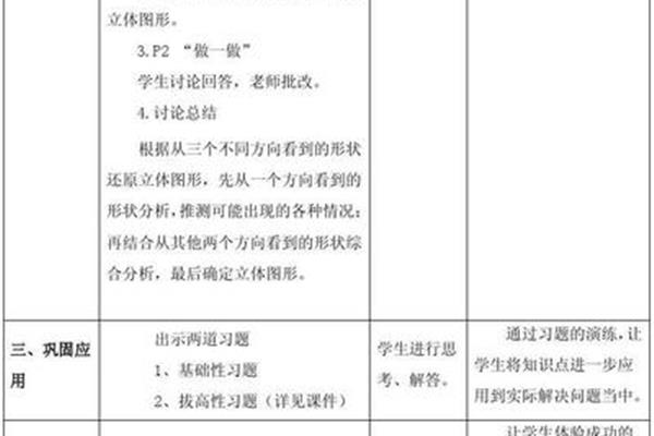 观察物体教学反思