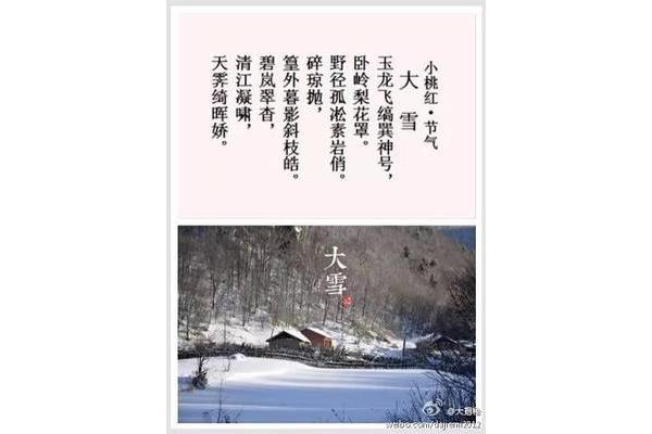 形容大雪的诗句