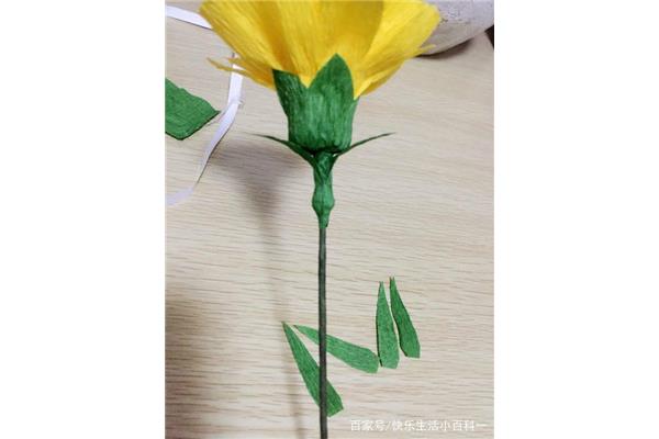 纸花的做法