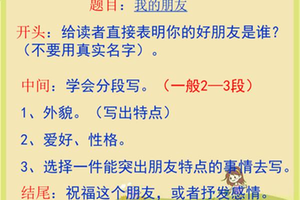我的好朋友写话