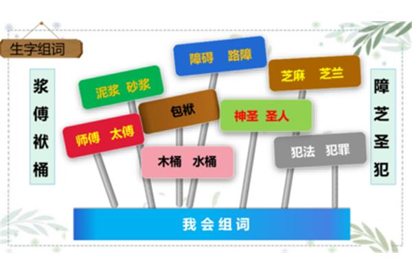 障碍的障组词