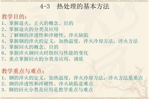 回火的目的