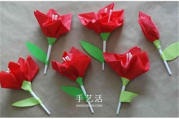纸花的做法