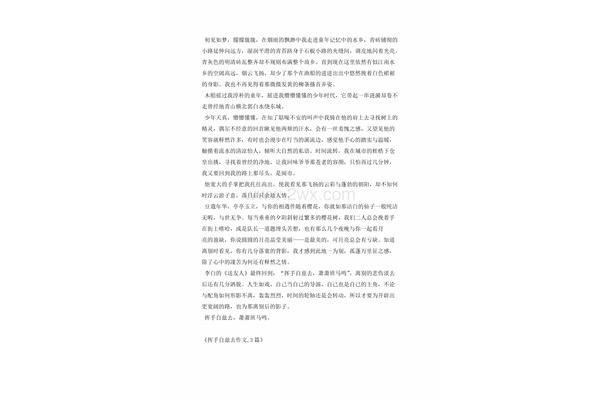 挥手自兹去作文