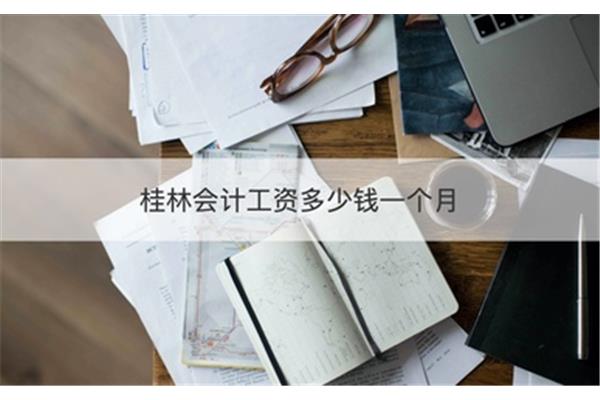 会计一个月多少钱