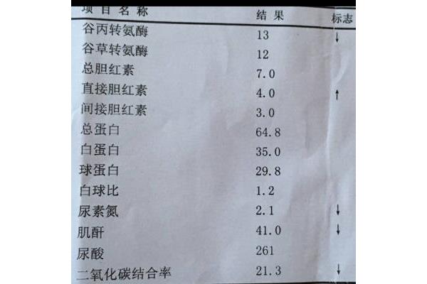谷丙转氨酶低