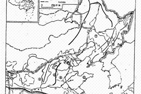 北方地区地形图