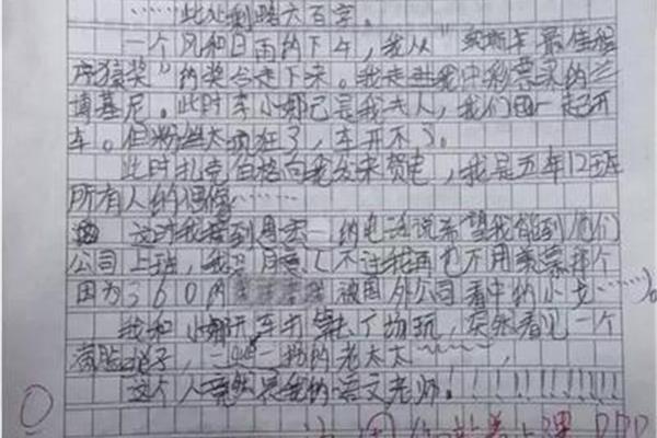 写老师的作文