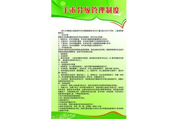 手术分级管理