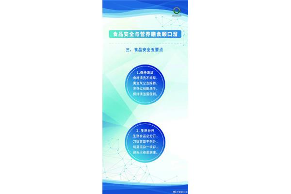 食品安全顺口溜