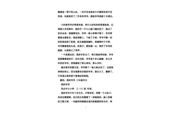我的家族史作文