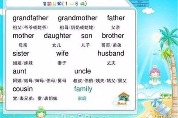 外公外婆英语