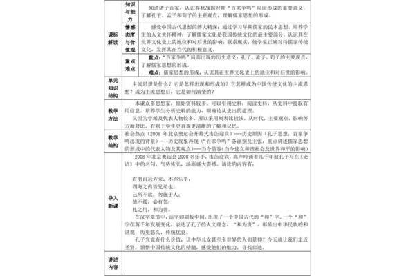 高中历史教案