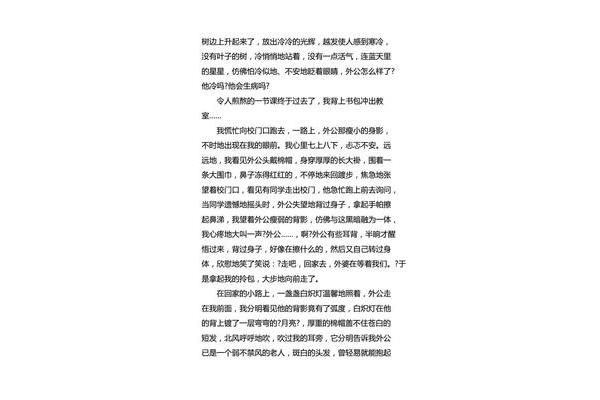 初三中考作文