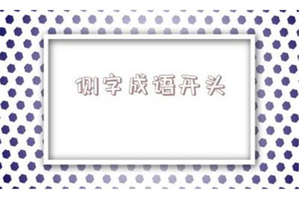 说字开头的成语