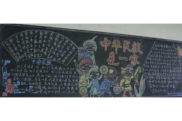 民族团结的画