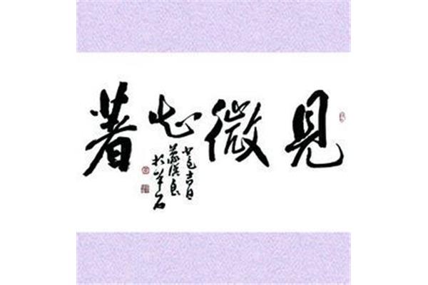 见微知著意思