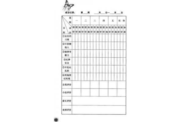 综合素质评价手册