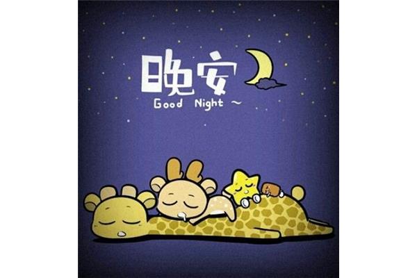 晚安的图片