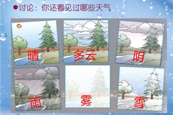 多变的天气