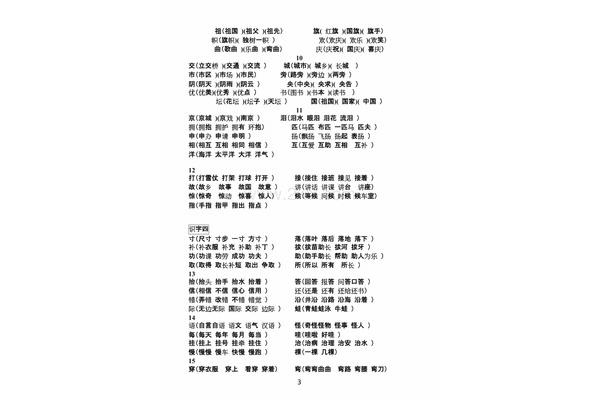 二年级近义词大全