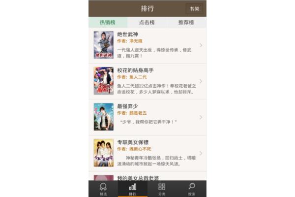 小说推荐榜