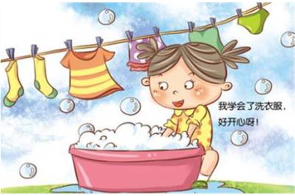 我学会了洗衣服