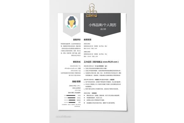 会计简历自我评价