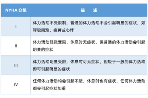 心功能分级