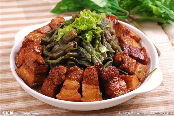 干豆角红烧肉