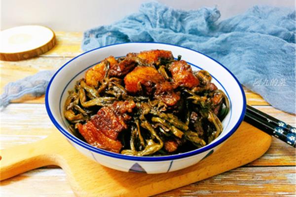 干豆角红烧肉