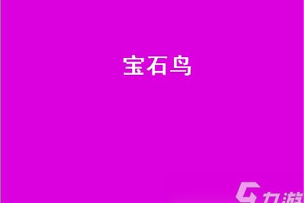 一个九一个鸟