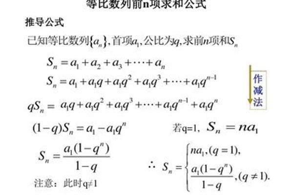 等比数列公式