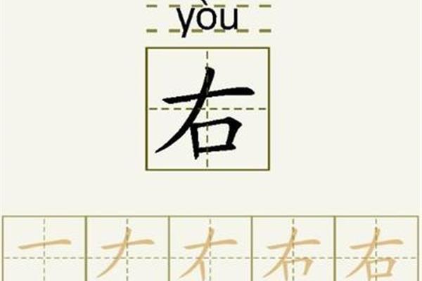 右的笔画顺序