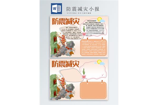 消防减灾手抄报
