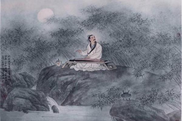 王维的竹里馆