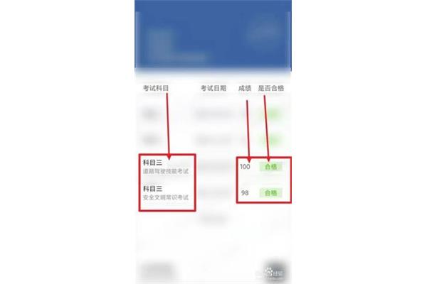 科目三多少分合格