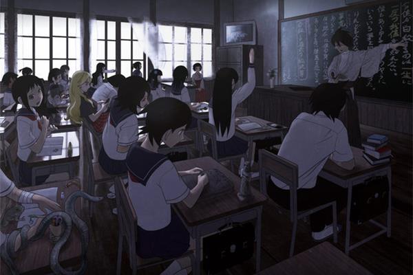 隐入教室动漫